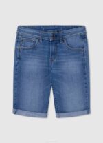 dječak traper uske kratke traper hlače Pepe Jeans JZ8H1685 - Slika 5