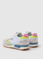 djevojka bijela brit neon kombinirane tenisice Pepe Jeans JZ8H1316 - Slika 4