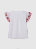 djevojka bijela gaulle izvezena bluza Pepe Jeans JZ8H1423 - Slika 2