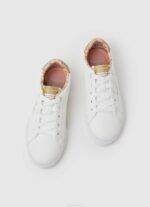 djevojka bijela kenton flag basic tenisice Pepe Jeans JZ8H1330 - Slika 2