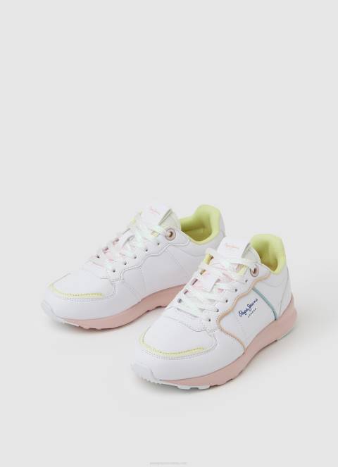 djevojka bijela york candy tenisice za trčanje Pepe Jeans JZ8H1311 - Slika 3
