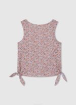 djevojka breskva majica s rukavima s cvjetnim otvorom za ruke Pepe Jeans JZ8H1435 - Slika 2