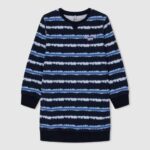 djevojka dulwich mini haljina s degradiranim prugama Pepe Jeans JZ8H1391