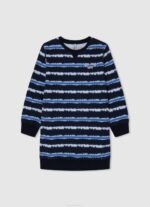djevojka dulwich mini haljina s degradiranim prugama Pepe Jeans JZ8H1391