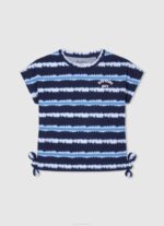 djevojka dulwich pamučna majica s izblijedjelim prugama Pepe Jeans JZ8H1463