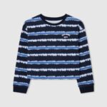 djevojka dulwich pamučni džemper s izblijedjelim prugama Pepe Jeans JZ8H1408
