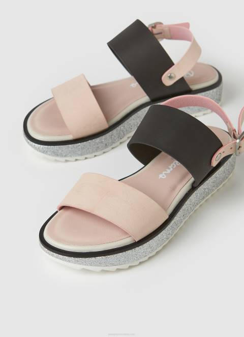djevojka ljubičasto ružičasta Alexa Rouse sandale s platformom Pepe Jeans JZ8H1338 - Slika 3