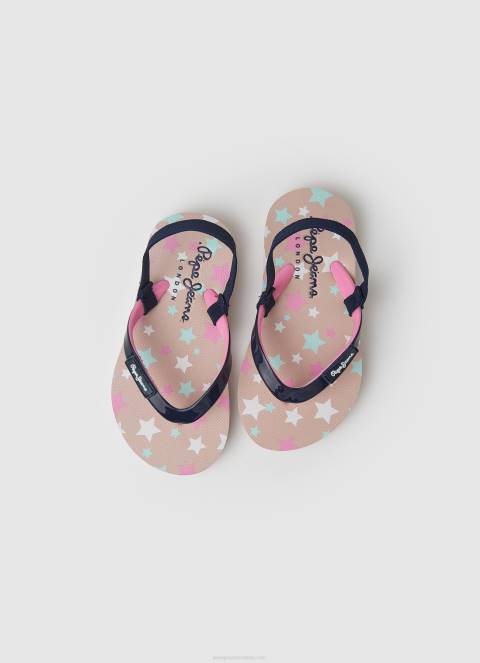 djevojka mornarica dorset stars japanke za plažu Pepe Jeans JZ8H1352 - Slika 2