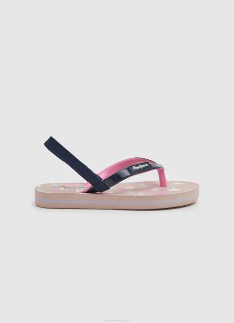djevojka mornarica dorset stars japanke za plažu Pepe Jeans JZ8H1352 - Slika 1