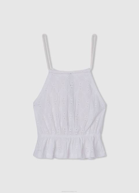 djevojka mousse majica bez rukava s otvorenim detaljima Pepe Jeans JZ8H1438 - Slika 2