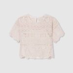 djevojka mousse noelle heklana bluza Pepe Jeans JZ8H1473