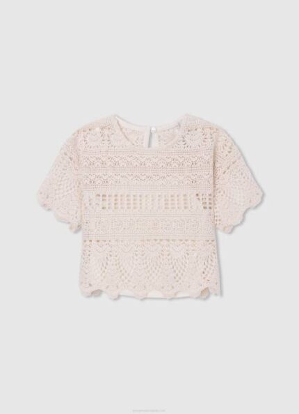 djevojka mousse noelle heklana bluza Pepe Jeans JZ8H1473