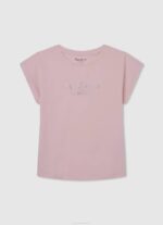 djevojka mousse top sella naborana prednja ploča Pepe Jeans JZ8H1434 - Slika 5