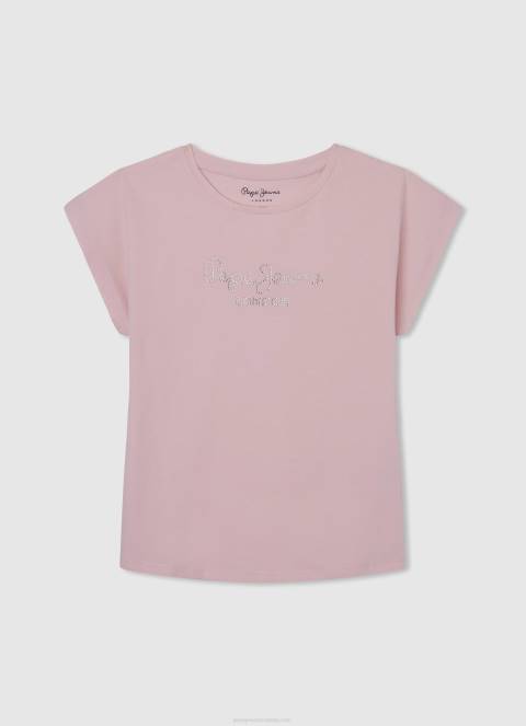 djevojka mousse top sella naborana prednja ploča Pepe Jeans JZ8H1434 - Slika 5
