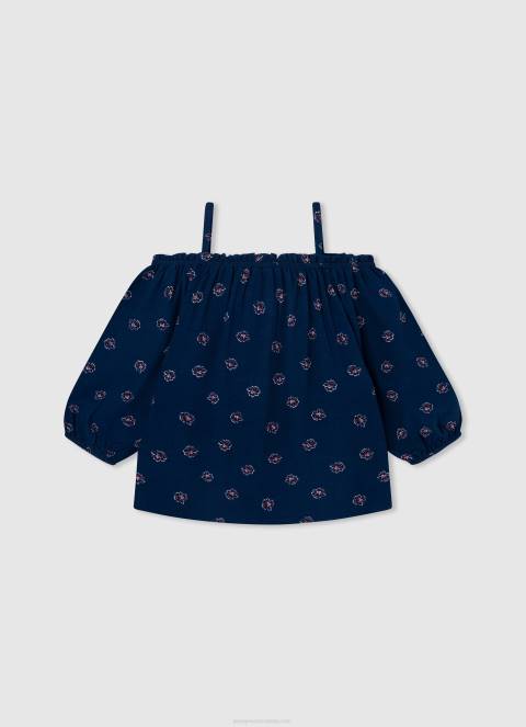 djevojka multi gornji dio s cvjetnim uzorkom siara Pepe Jeans JZ8H1422 - Slika 2