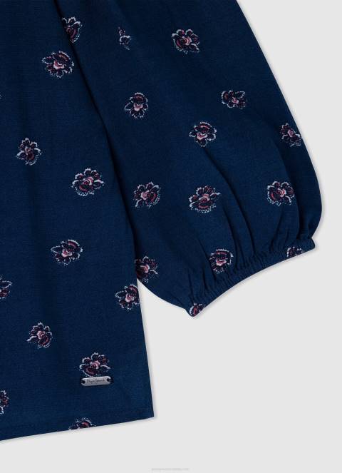 djevojka multi gornji dio s cvjetnim uzorkom siara Pepe Jeans JZ8H1422 - Slika 3