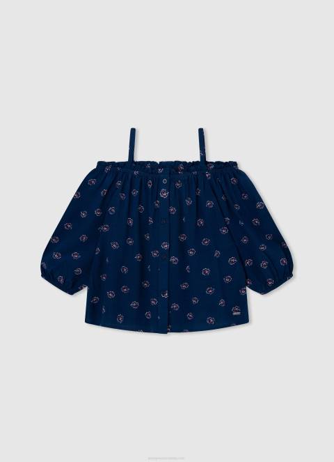 djevojka multi gornji dio s cvjetnim uzorkom siara Pepe Jeans JZ8H1422 - Slika 1