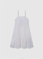 djevojka multi haljina od cvjetnog šifona Pepe Jeans JZ8H1400 - Slika 5