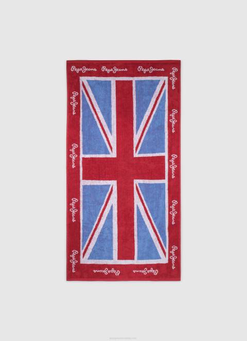 djevojka multi ručnik za plažu sa zastavom union jack Pepe Jeans JZ8H1522 - Slika 2