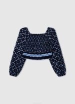 djevojka multi salma skraćeni fit top Pepe Jeans JZ8H1429 - Slika 2