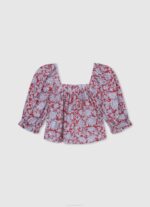 djevojka multi sita top s četvrtastim izrezom Pepe Jeans JZ8H1418 - Slika 2