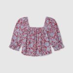 djevojka multi sita top s četvrtastim izrezom Pepe Jeans JZ8H1418