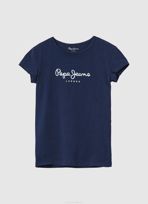 djevojka nježno ružičasta majica s otisnutim logotipom Pepe Jeans JZ8H1430 - Slika 4
