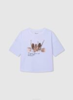 djevojka nježno ružičasta pamučna majica s otvorenim ramenima Pepe Jeans JZ8H1441 - Slika 4