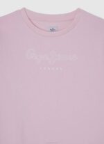 djevojka nježno ružičasta pamučni džemper s otisnutim logotipom Pepe Jeans JZ8H1416 - Slika 3