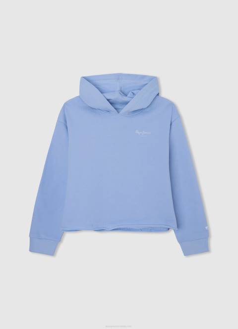 djevojka nježno ružičasta pamučni džemper s otisnutim logotipom Pepe Jeans JZ8H1416 - Slika 4