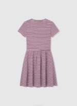 djevojka ocean haljina s prugastim printom Pepe Jeans JZ8H1377 - Slika 2