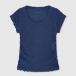 djevojka ocean rebrasta košulja s valovitim efektom Pepe Jeans JZ8H1443