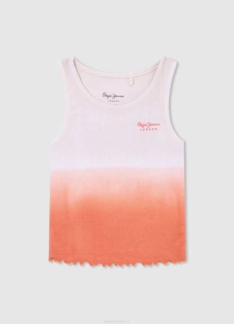 djevojka sjaj kutijasta majica s printom logotipa Pepe Jeans JZ8H1479 - Slika 5