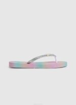 djevojka srebro japanke za plažu Dorset Milana Pepe Jeans JZ8H1349