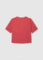 djevojka studio crvena majica s printom ljubavi Pepe Jeans JZ8H1444 - Slika 2