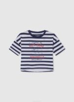 djevojka studio crvena majica sa svjetlucavim logom Pepe Jeans JZ8H1469 - Slika 4