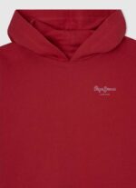 djevojka studio crvena pamučna majica s kapuljačom Pepe Jeans JZ8H1412 - Slika 3