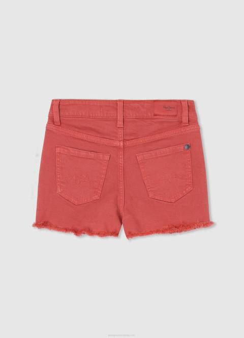 djevojka studio crvena patty kratke hlače običnog kroja Pepe Jeans JZ8H1494 - Slika 2