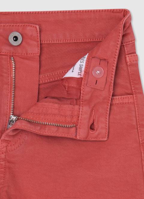 djevojka studio crvena patty kratke hlače običnog kroja Pepe Jeans JZ8H1494 - Slika 3