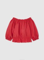 djevojka studio crvena sigrid ošišani top Pepe Jeans JZ8H1447 - Slika 2