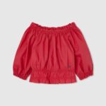 djevojka studio crvena sigrid ošišani top Pepe Jeans JZ8H1447