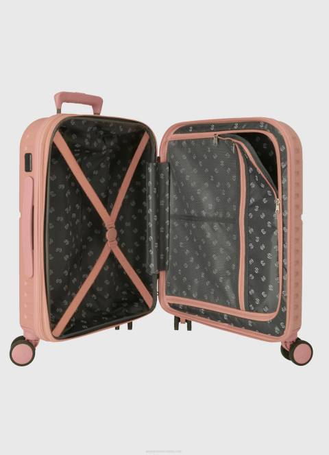 djevojka svijetloružičasta kofer na kolicima 55cm trbuš Pepe Jeans JZ8H1514 - Slika 5