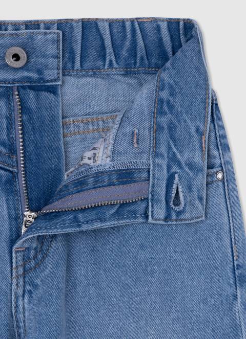 djevojka traper bella traperice balon kroja visokog struka Pepe Jeans JZ8H1369 - Slika 3