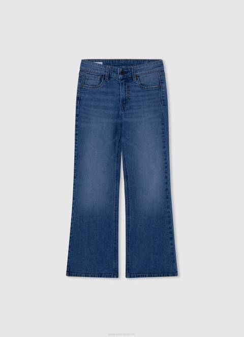 djevojka traper bella traperice balon kroja visokog struka Pepe Jeans JZ8H1369 - Slika 4