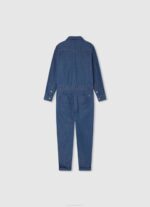 djevojka traper dugi pamučni traper kombinezon Pepe Jeans JZ8H1363 - Slika 2