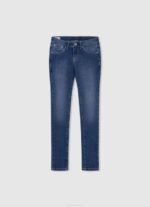 djevojka traper dugi pamučni traper kombinezon Pepe Jeans JZ8H1363 - Slika 4