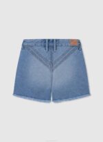 djevojka traper kratke traper hlače regularnog kroja Pepe Jeans JZ8H1486 - Slika 2