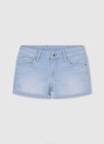 djevojka traper kratke traper hlače regularnog kroja Pepe Jeans JZ8H1503