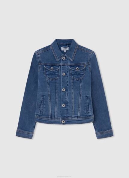 djevojka traper nova berry traper jakna regularnog kroja Pepe Jeans JZ8H1358