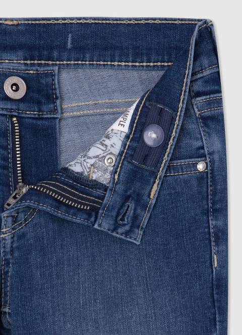 djevojka traper pixlette traperice srednjeg kroja uskog kroja Pepe Jeans JZ8H1361 - Slika 3